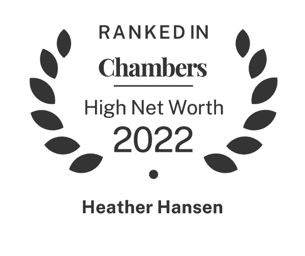 Award Top Ranked Chambers 2022 Heather Hansen